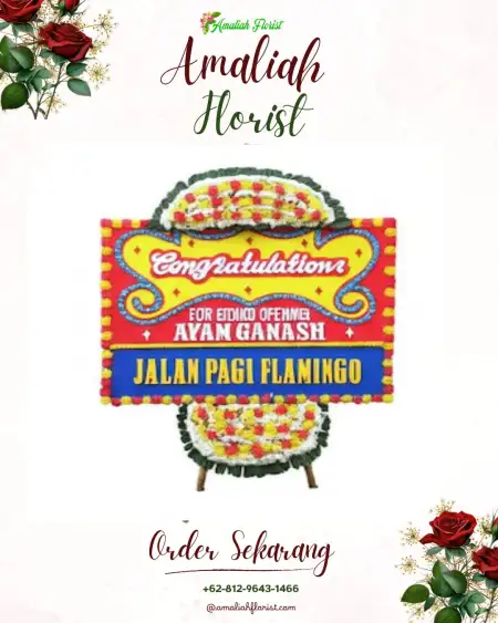 Sewa Papan Bunga Telajung